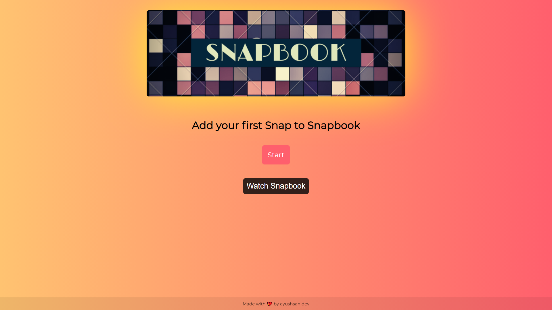 snapbook app